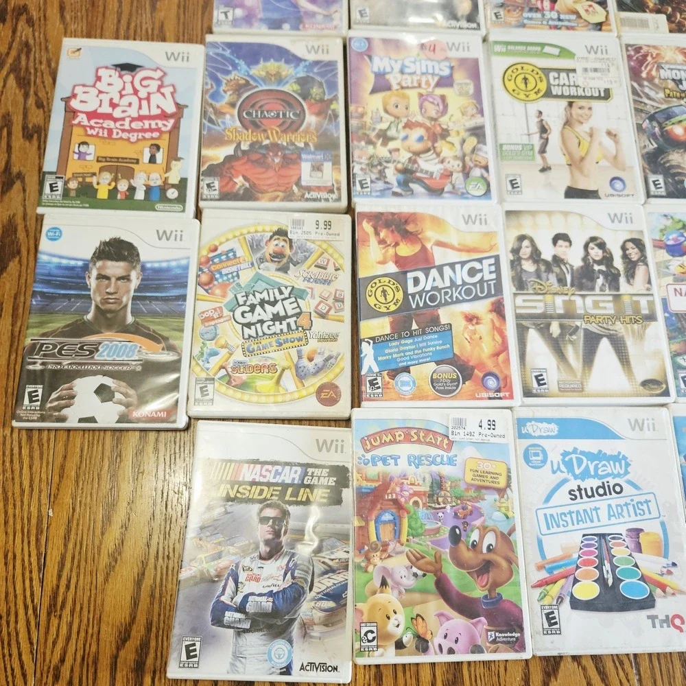Nintendo Wii Games Lot Of 30 Games Something For Everyone Most Have Manuels